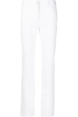 Givenchy 4G motif jacquard straight-leg trousers