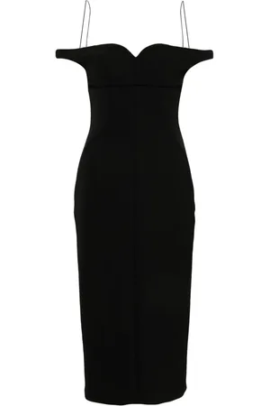 Serafini Off-shoulder midi dress