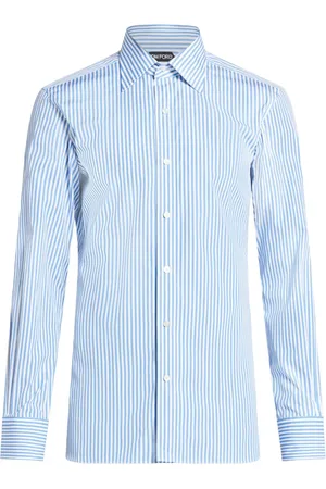 Tom Ford Stripe-print cotton shirt