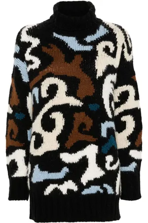 ERMANNO SCERVINO Patterned-intarsia jumper