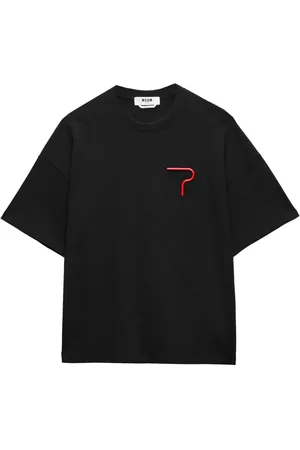 Msgm Appliqué-detail T-shirt
