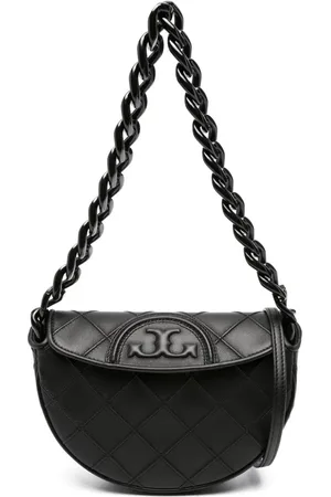 Tory Burch Mini Fleming leather tote bag