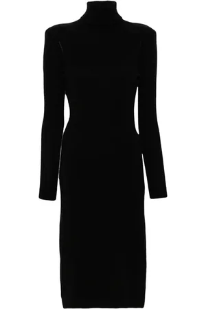Tom Ford Cut-out cashmere midi dress