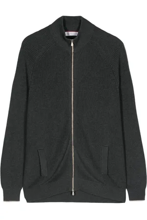 Brunello Cucinelli Ribbed-knit cotton cardigan