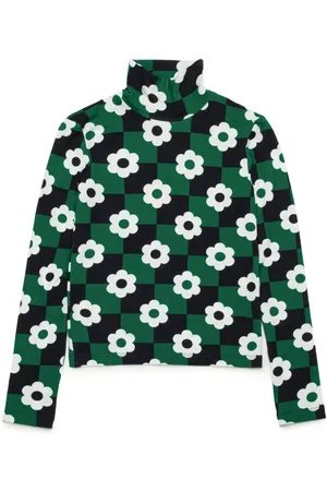 MAX&Co. Kids Floral-print long-sleeve T-shirt