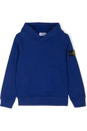 Stone Island Compass-badge cotton hoodie