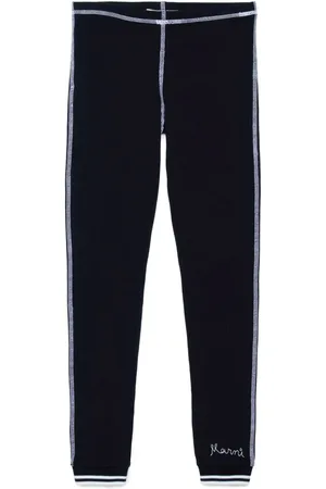 Marni Logo-embroidered stretch-cotton trousers