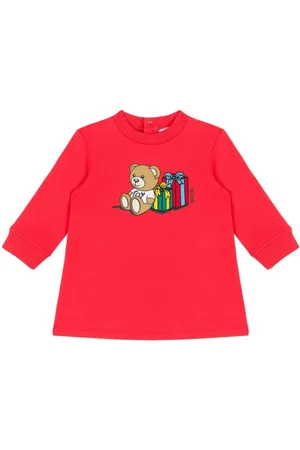 Moschino Teddy bear-print dress