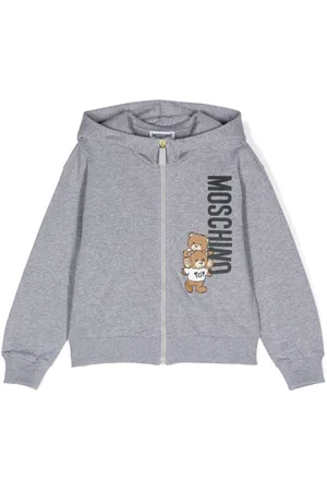Moschino Logo-print cotton hoodie