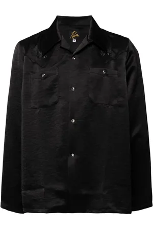 Pins & Needles Butterfly-embroidered shirt