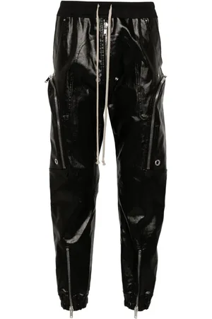 Rick Owens Porterville Bauhaus leather cargo pants