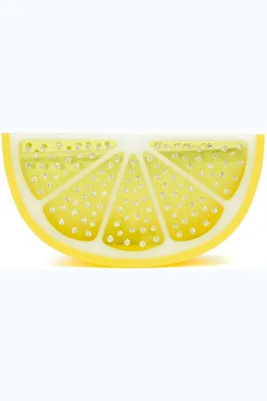Aquazzura Gin Tonic crystal-embellished clutch bag