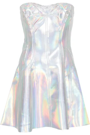 Norma Kamali Grace holographic mini dress
