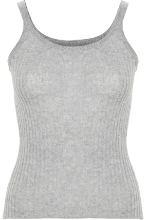 ERMANNO SCERVINO Ribbed cashmere tank top