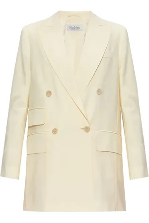 Max Mara Double-breasted virgin-wool blazer