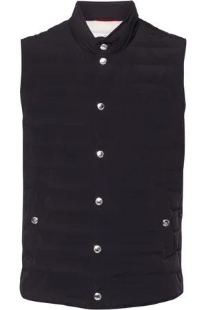 Brunello Cucinelli Press-stud down gilet
