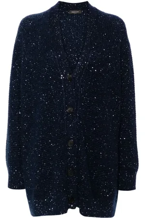 Fabiana Filippi Sequinned fine-knit cardigan