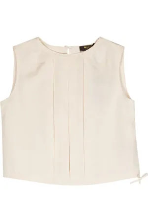 MOORER Ervisa-WFC pleated tank top