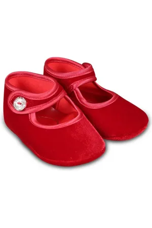 MONNALISA Velvet ballerina shoes