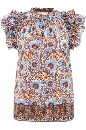 ULLA JOHNSON Fleur floral-print top