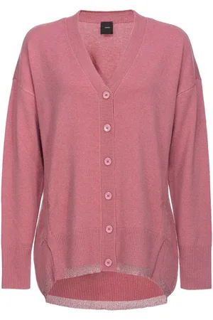 Pinko V-neck fine-knit cardigan