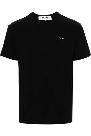 Comme des Garçons Heart-patch cotton T-shirt