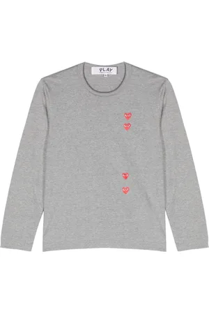 Comme des Garçons Heart-print cotton T-shirt