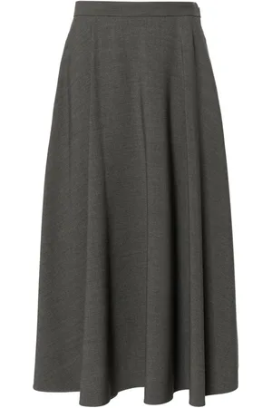VALENTINO GARAVANI VLogo A-line midi skirt