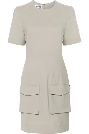 Moschino Cargo-pockets tailored minidress