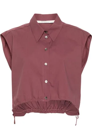 TELA Sleeveless poplin shirt