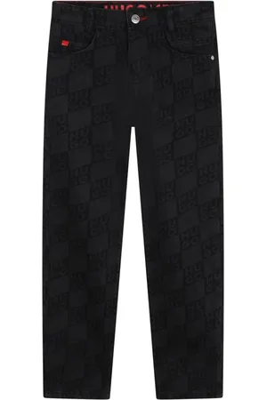HUGO BOSS Monogram-print jeans