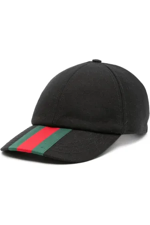 Gucci Web-stripe canvas baseball cap