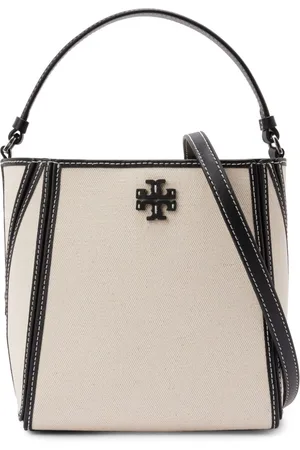 Tory Burch Small McGraw canvas bucket bag