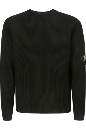 C.P. Company Lens-detail ribbed jumper