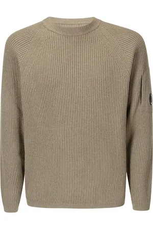 C.P. Company Lens-detail ribbed jumper