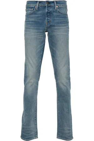 Tom Ford Logo-patch skinny jeans