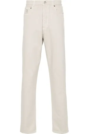 Brunello Cucinelli Mid-rise tapered jeans