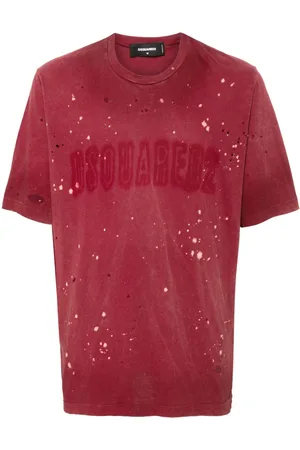 Dsquared2 Logo-print distressed T-shirt