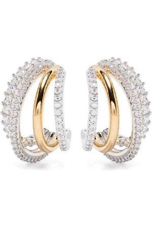 Swarovski Hyperbola hoop earrings