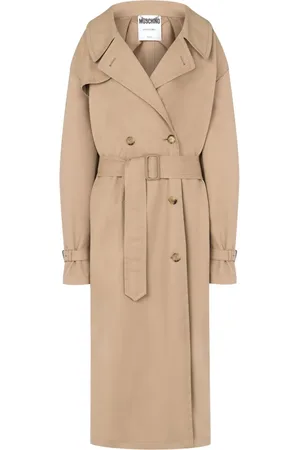 Moschino Notched-lapel trench coat