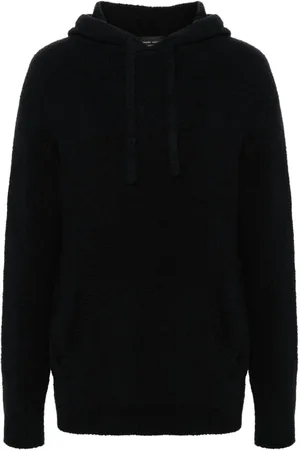 Roberto Collina Bouclé-knit hooded jumper