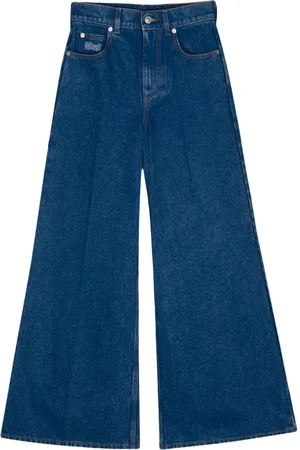 Marni Organic-cotton wide-leg jeans