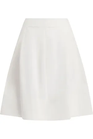 Staud Pleated A-line skirt