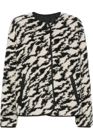 Marant Etoile Himala zebra-print jacket