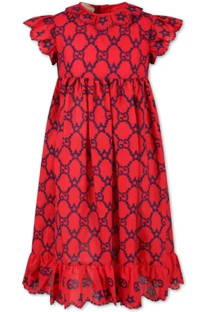 Gucci GG and stars embroidered dress