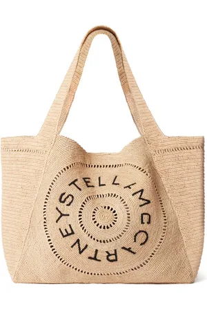 Stella McCartney Medium logo-embroidered tote bag