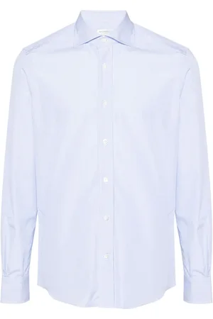 MAZZARELLI Striped cotton shirt