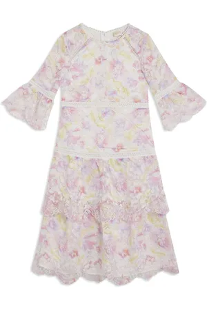 Marlo Floral-lace midi dress