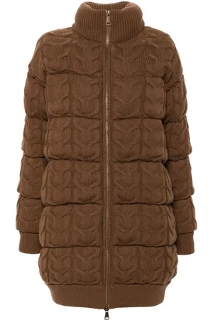 Max Mara Chunky-knit padded coat