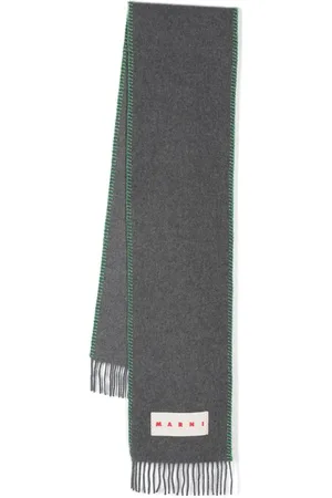 Marni Logo-patch scarf